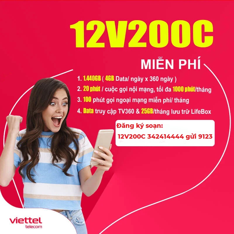 GÓI 12V200C VIETTEL